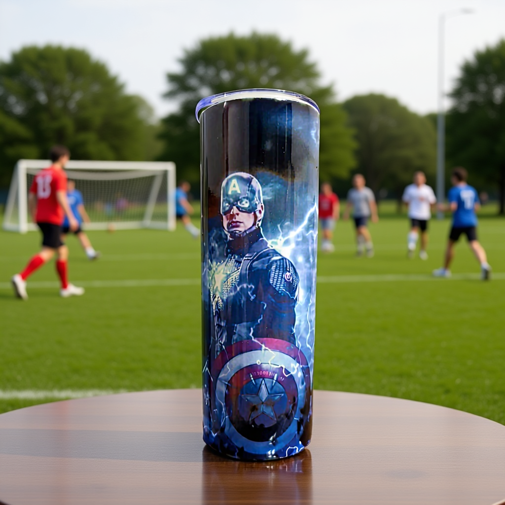 Captain America Lightning Strike Custom Tumbler