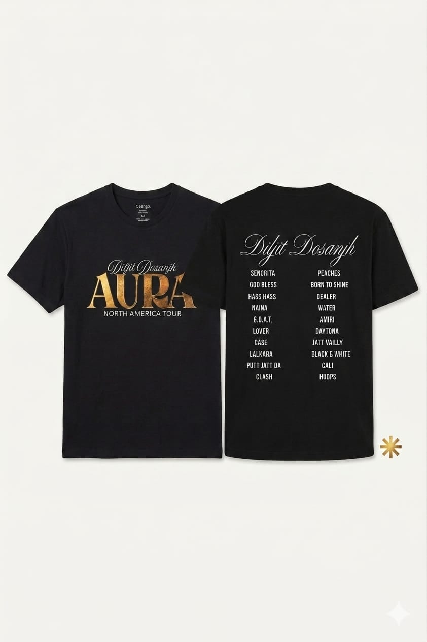 Diljit Dosanjh “AURA” North America Tour T-Shirt