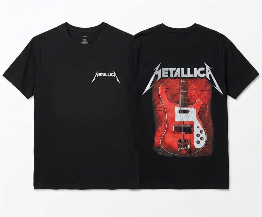 Rock Guitar Graphic T-Shirt – Top quality 250 GSM