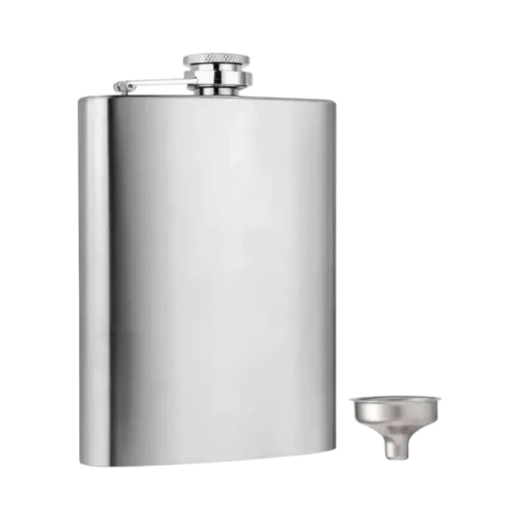 Stainless Steel Flask And Shot Glass Gift Set Customizable