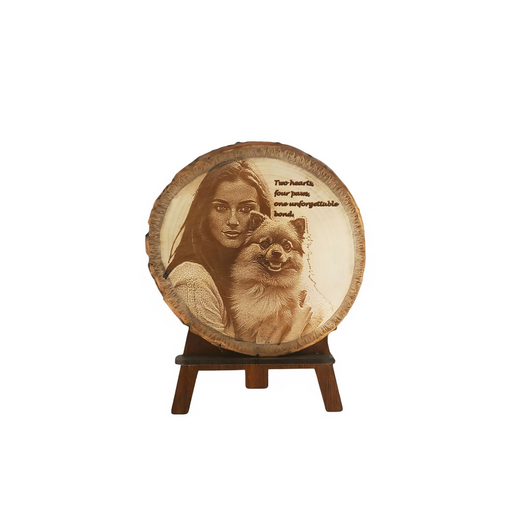 Custom Wooden Laser Engraved Photo Frame – $33.99