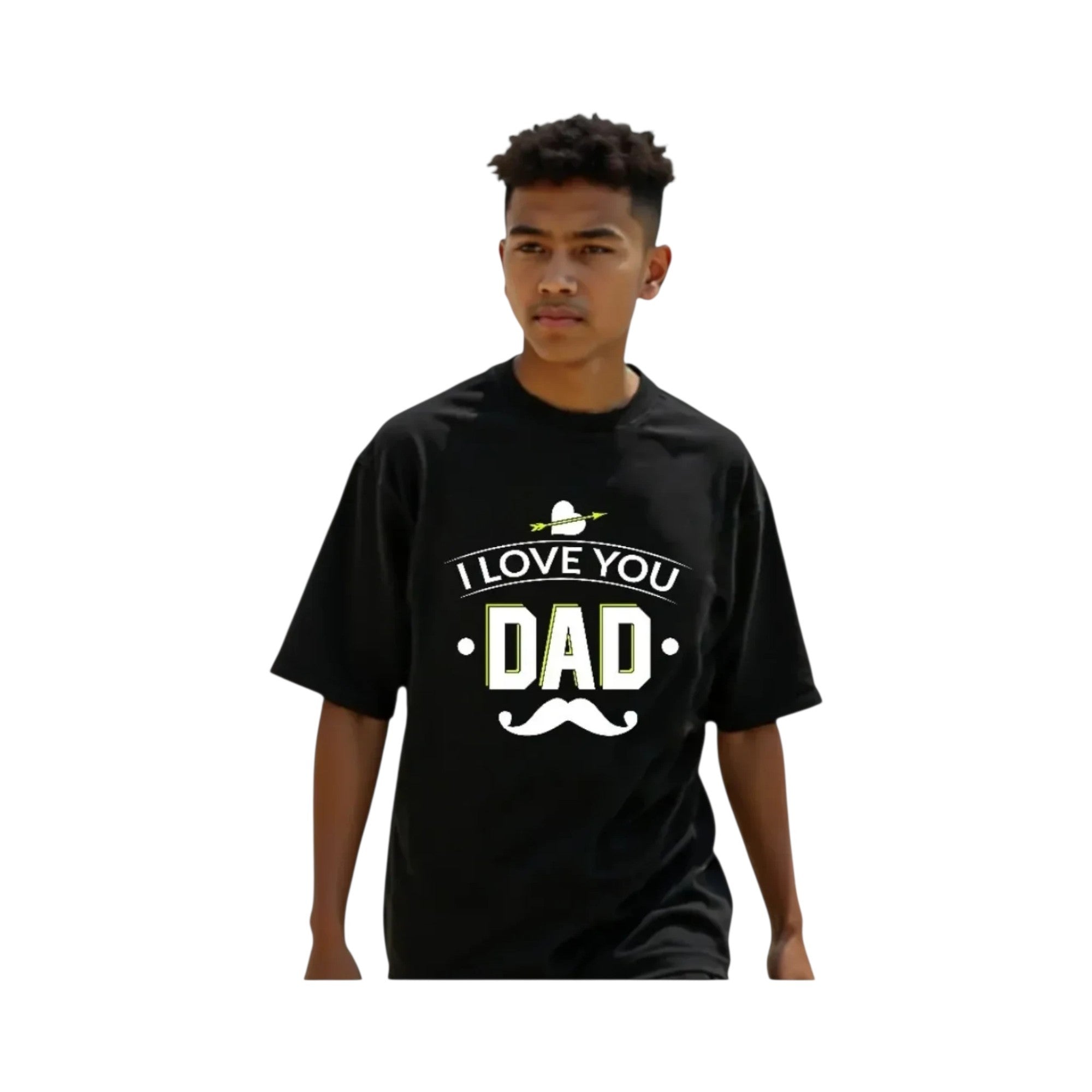 I Love You Dad Graphic Crewneck T-Shirt