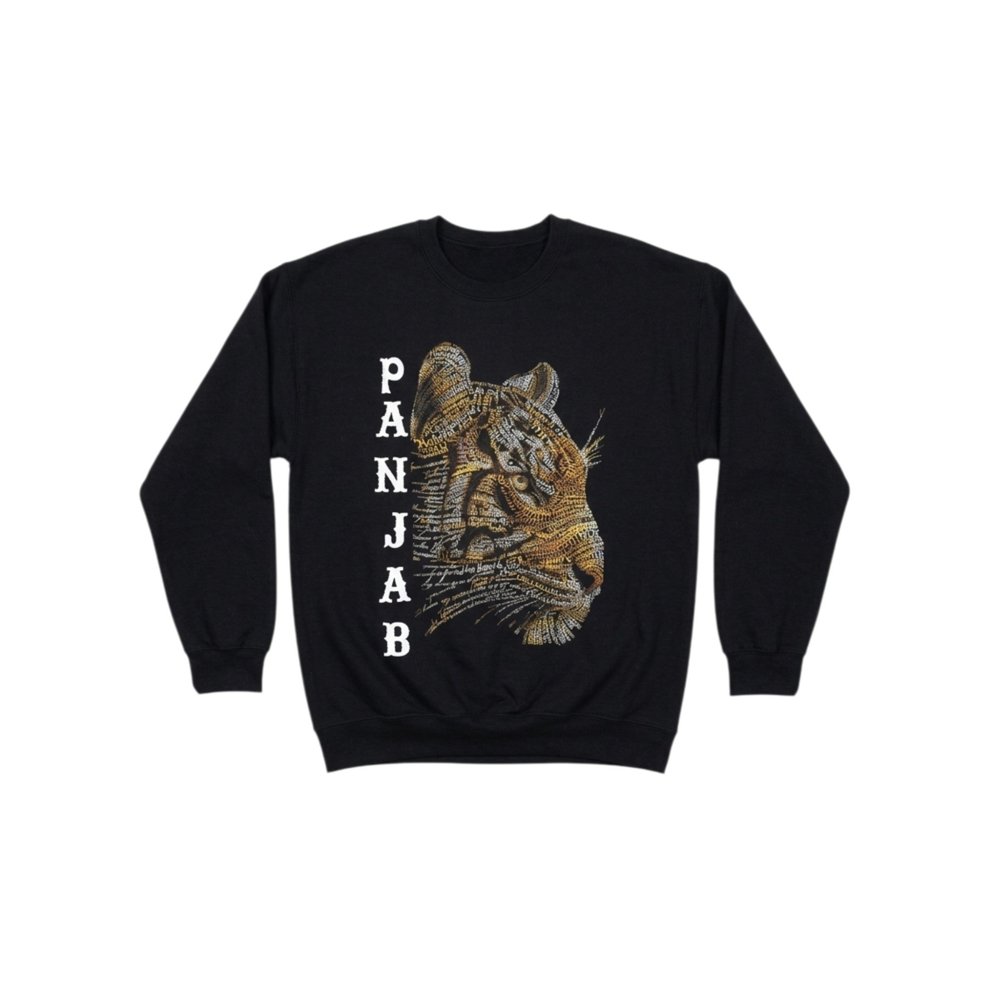 Panjab Tiger Graphic Crewneck Sweatshirt