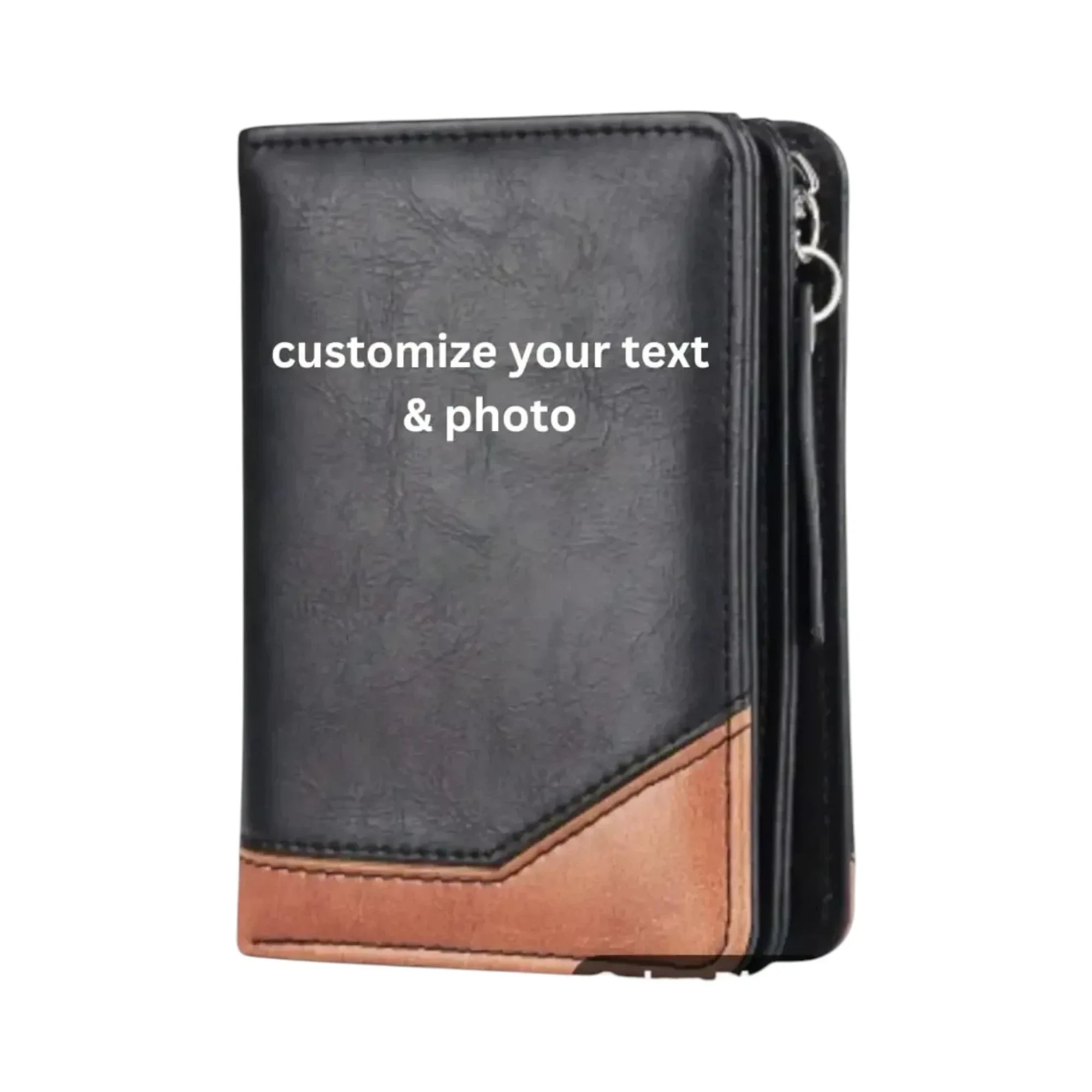 Personalized Leather Bi-Fold Wallet for Men